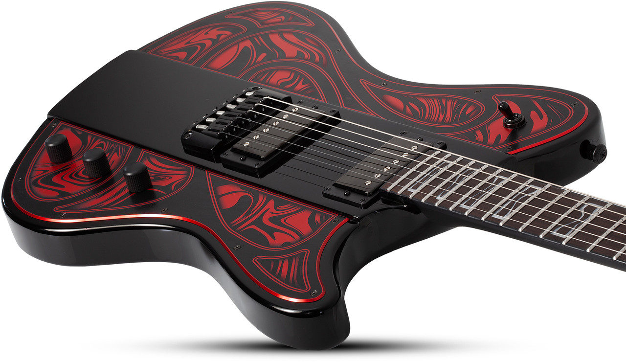 Schecter Ultra Przym Mercury Rose - Gloss Black (926) | Musician Madness