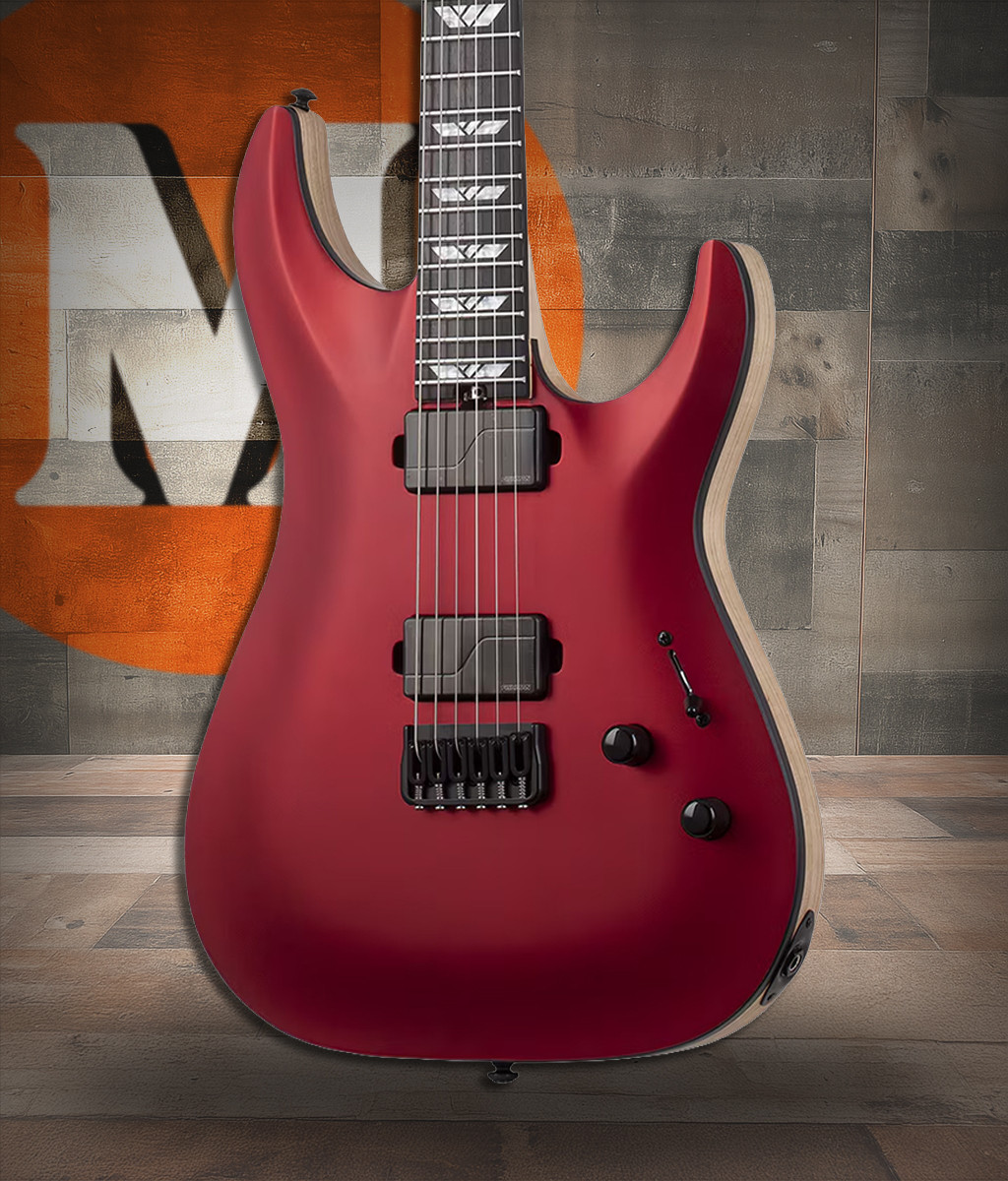 Schecter C-1 SLS Custom - Racing Red (1381)