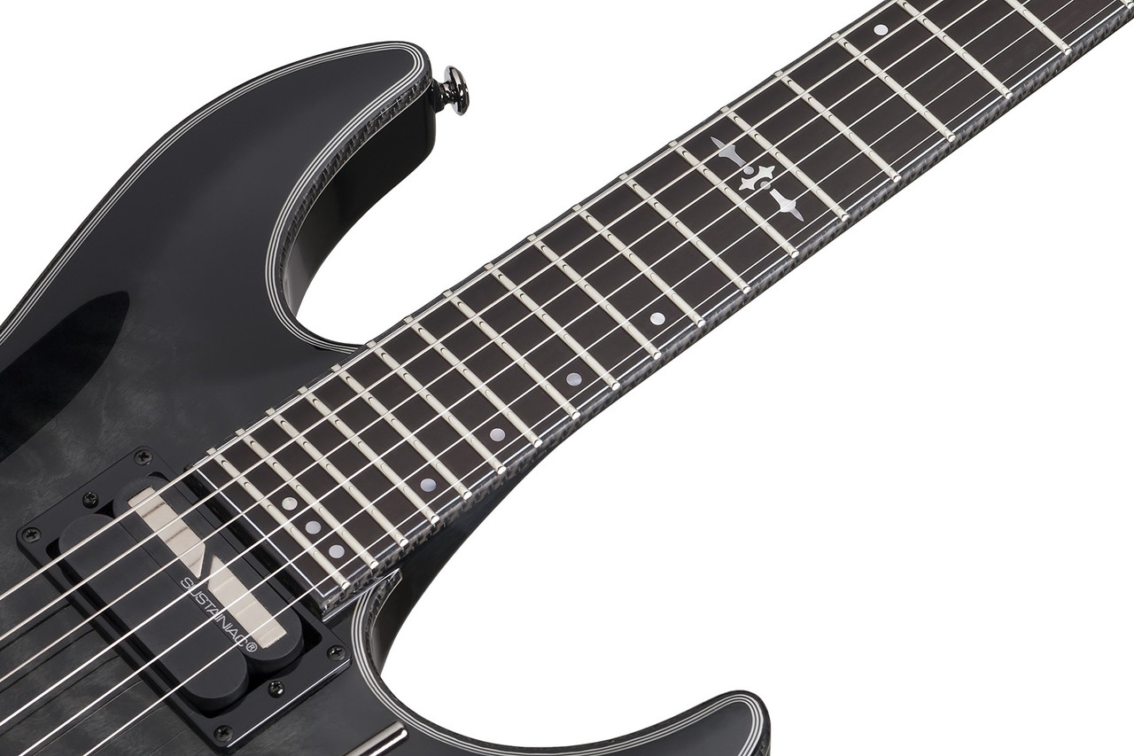 Schecter Hellraiser Hybrid C-1 FR S - Trans Black Burst (TBB) (1957) | Musician Madness