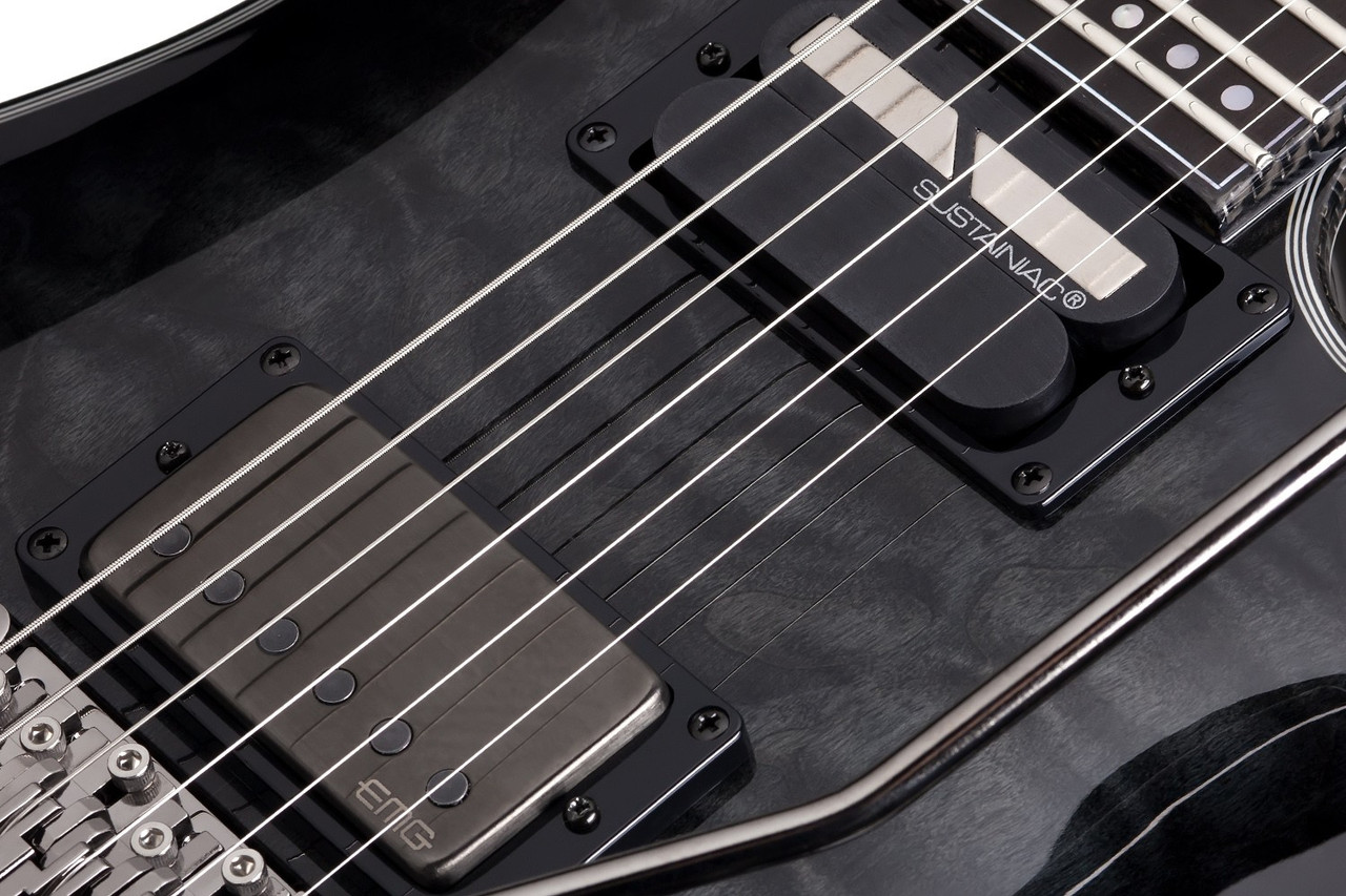 Schecter Hellraiser Hybrid C-1 FR S - Trans Black Burst (TBB) (1957) | Musician Madness