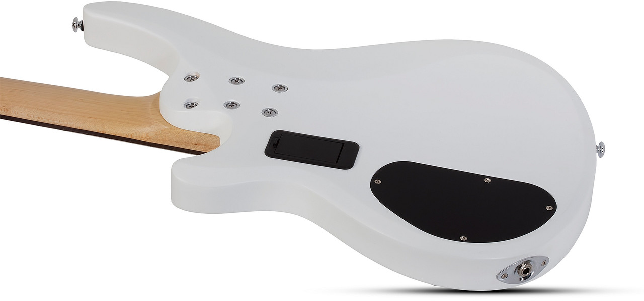 Schecter C-4 Deluxe - Satin White (584) | Musician Madness