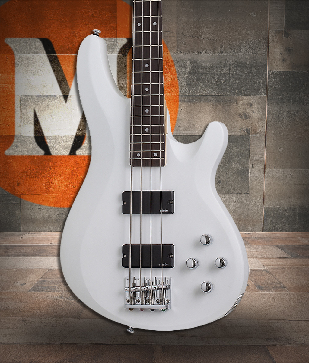 Schecter C-4 Deluxe - Satin White (584) | Musician Madness