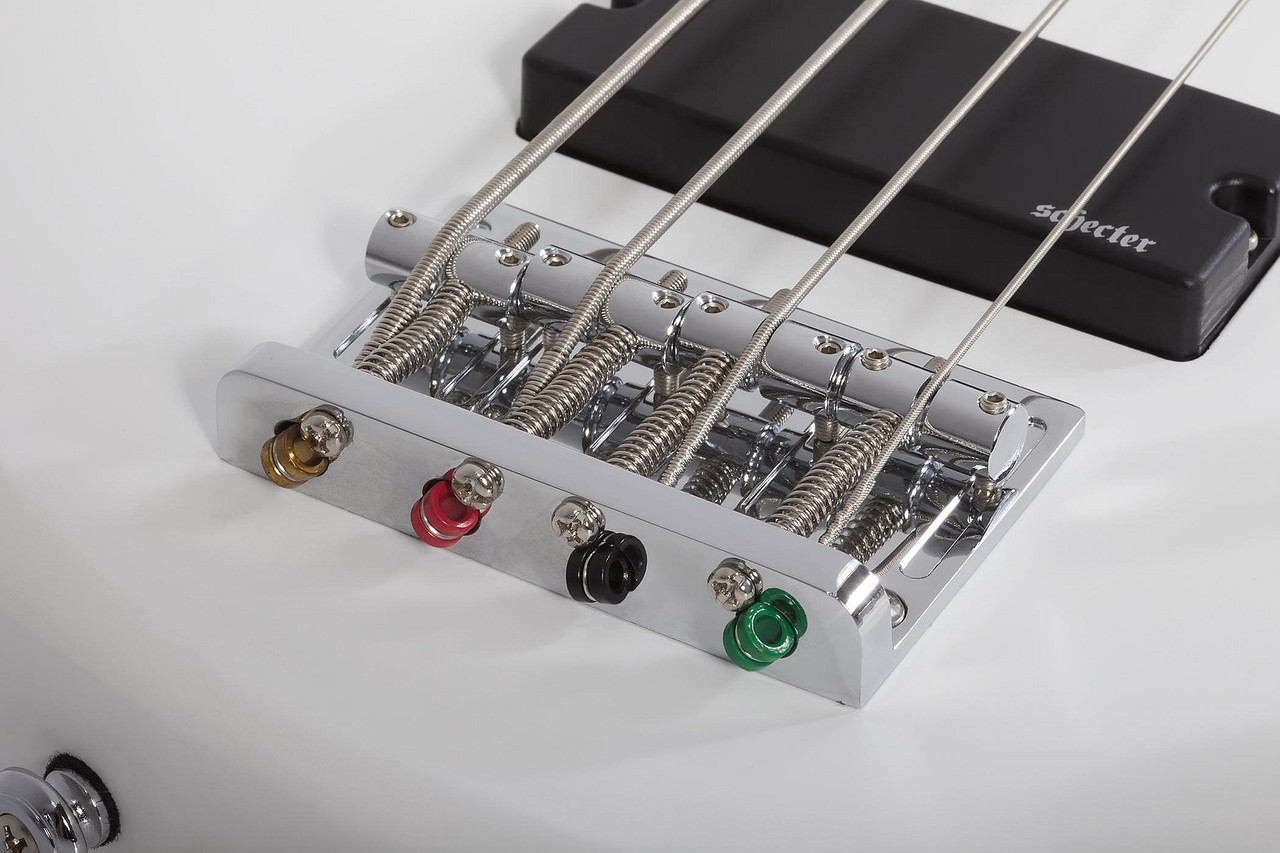 Schecter C-4 Deluxe - Satin White (584) | Musician Madness