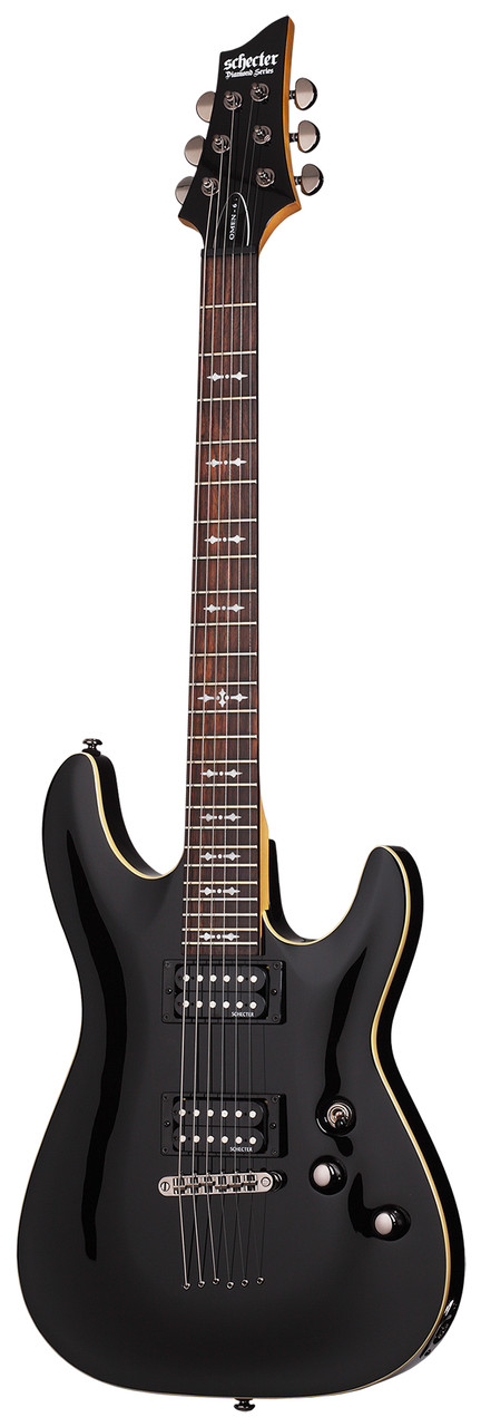 Schecter Omen-6 - Gloss Black (BLK) (2060) | Musician Madness