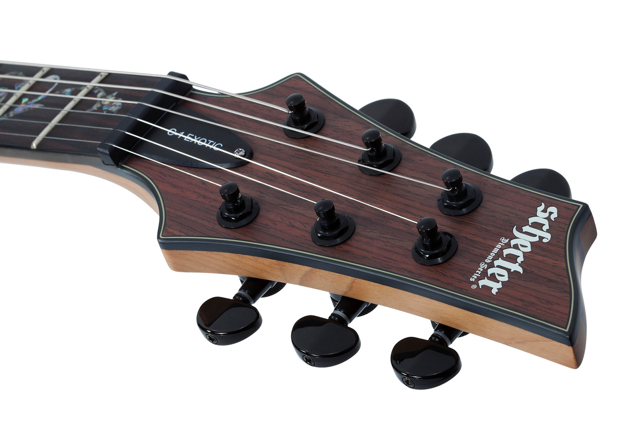 Schecter C-1 Exotic Ebony Electric Guitar - Natural Satin (3337) | Musician Madness