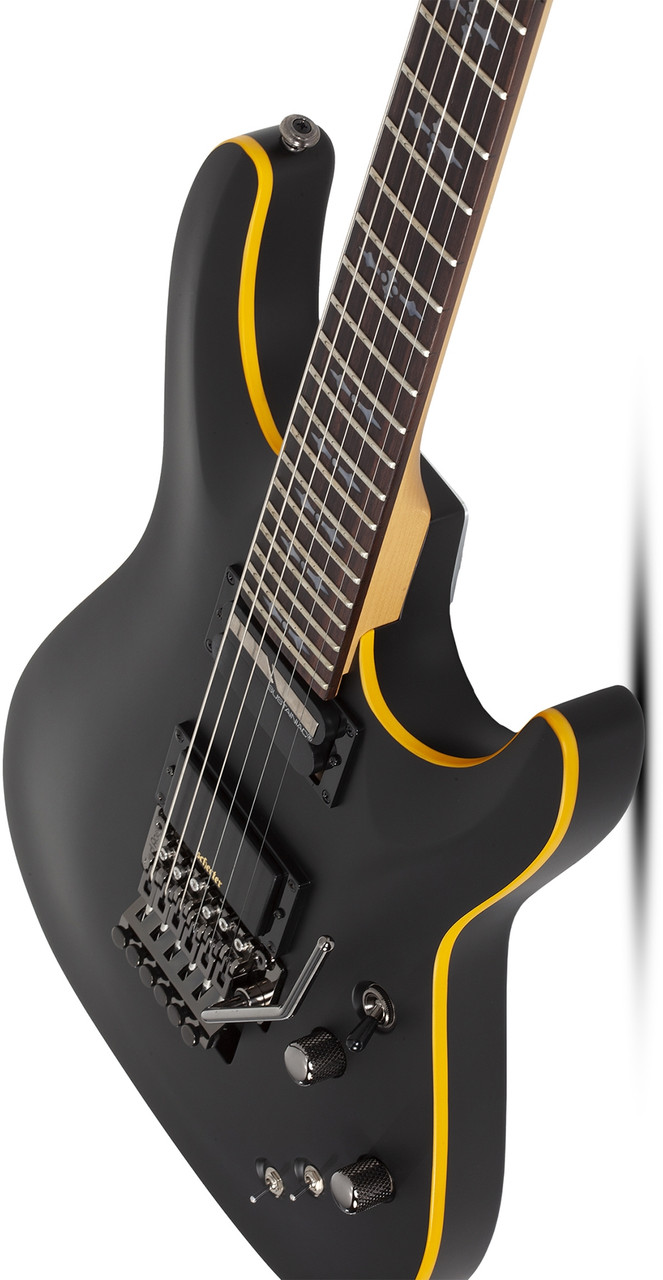 Schecter Demon-6 FR-S - Aged Black Satin (3669) | Musician Madness