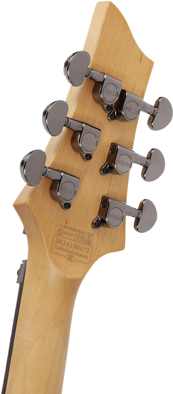 Schecter Demon-6 FR-S - Aged Black Satin (3669)