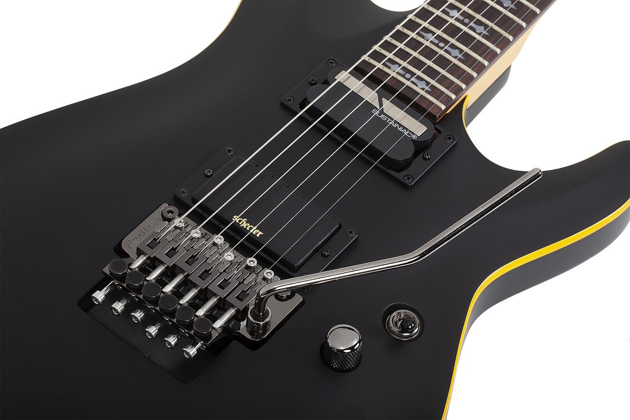 Schecter Demon-6 FR-S - Aged Black Satin (3669) | Musician Madness