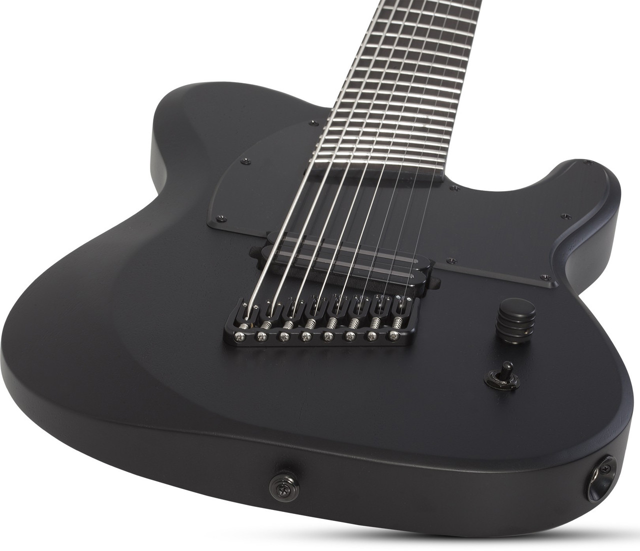 Schecter PT-8 MS Black Ops - Satin Black Open Pore (622) | Musician Madness