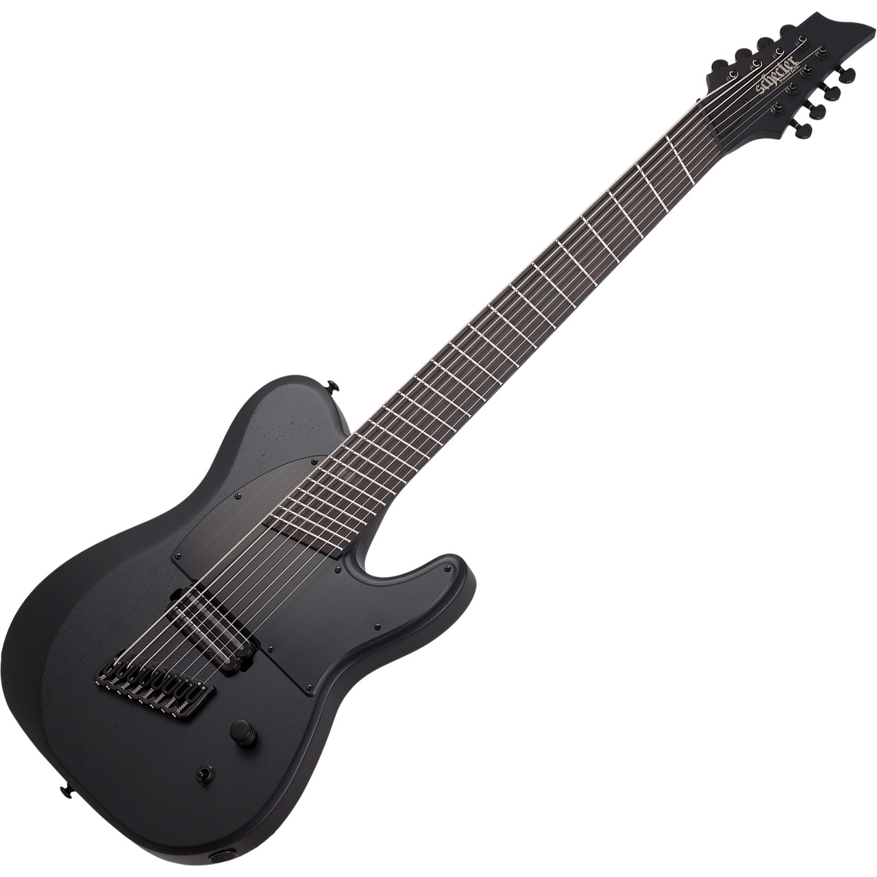 Schecter PT-8 MS Black Ops - Satin Black Open Pore (622)