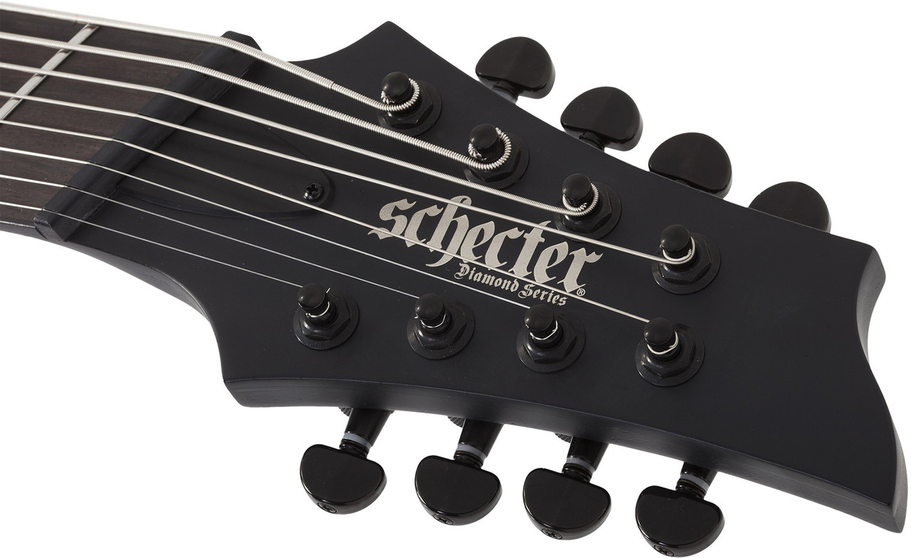 Schecter PT-8 MS Black Ops - Satin Black Open Pore (622) | Musician Madness