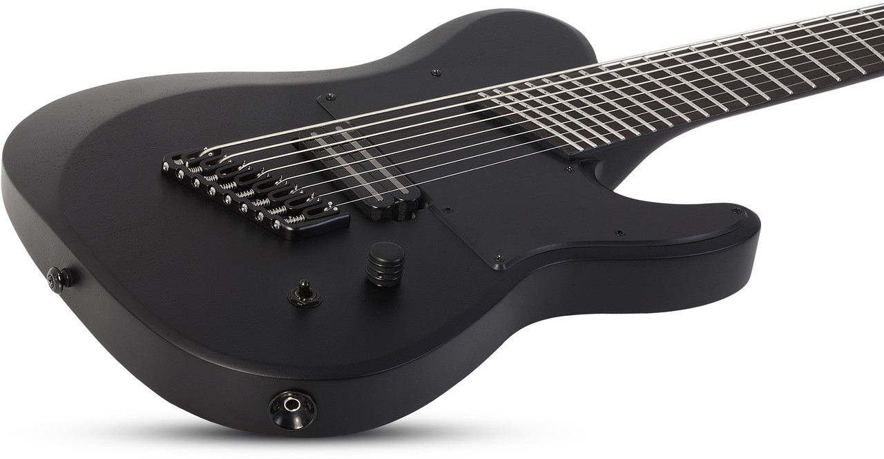 Schecter PT-8 MS Black Ops - Satin Black Open Pore (622) | Musician Madness