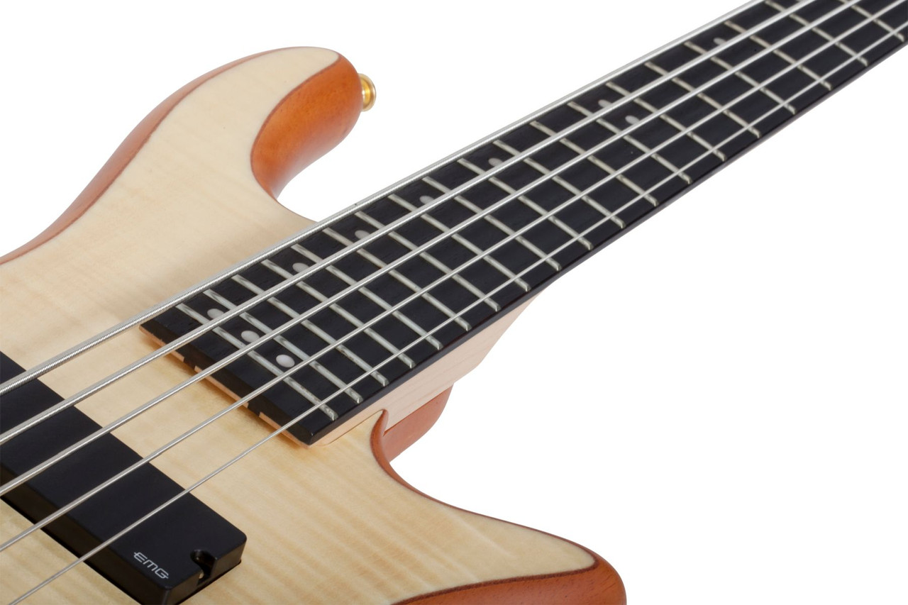 Schecter Stiletto Custom-5 - Natural Satin (NAT) (2541) | Musician Madness