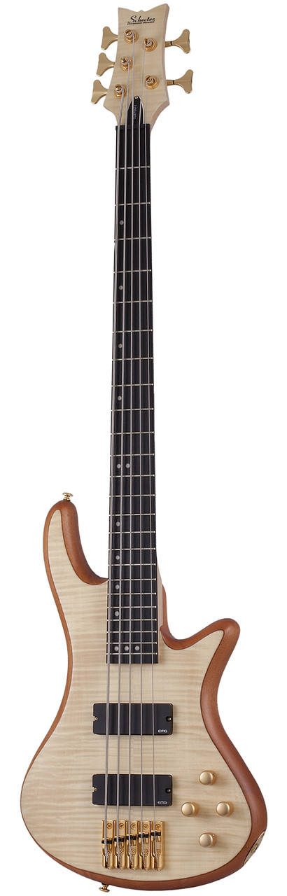 Schecter Stiletto Custom-5 - Natural Satin (NAT) (2541) | Musician Madness