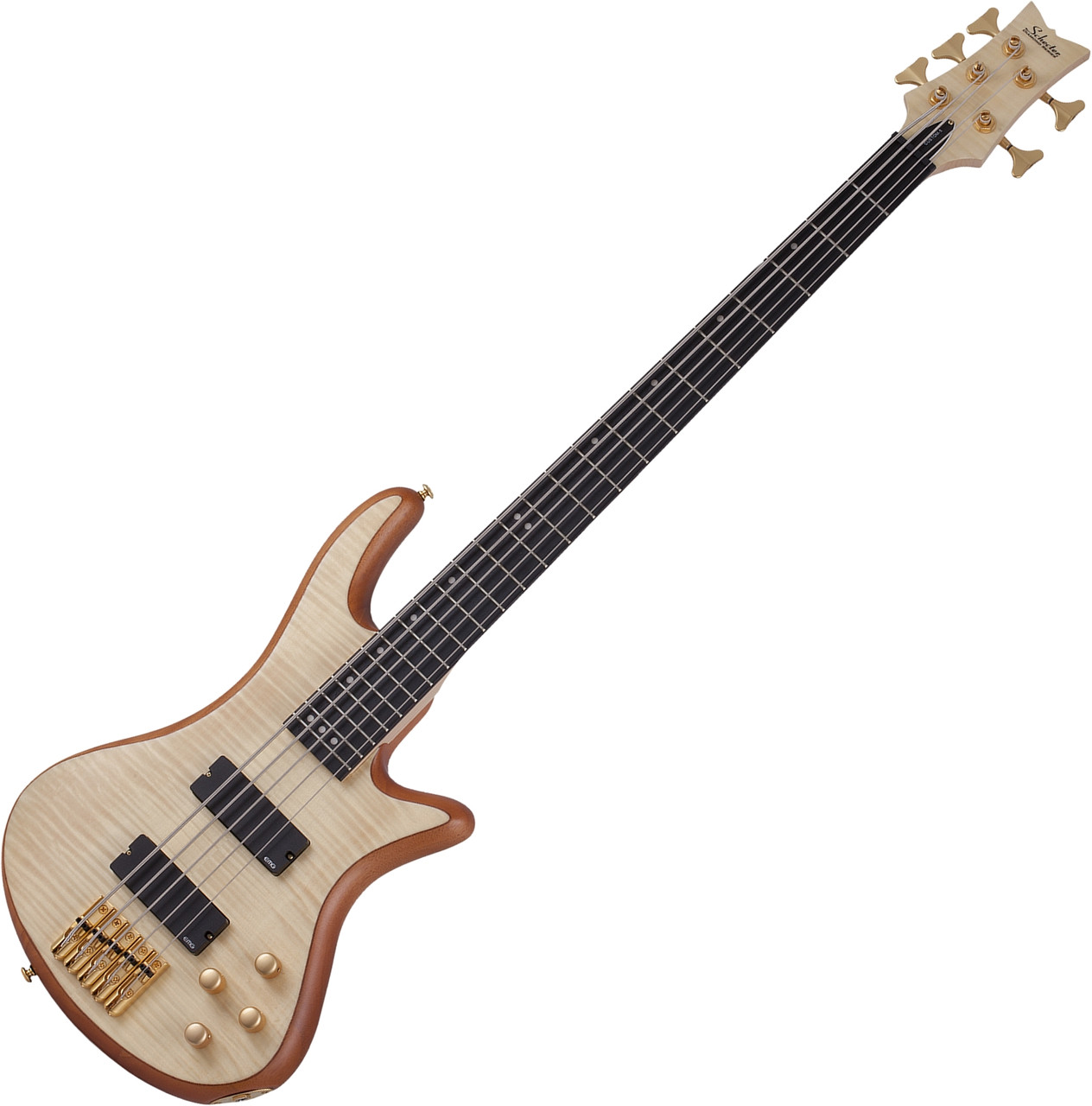 Schecter Stiletto Custom-5 - Natural Satin (NAT) (2541) | Musician Madness