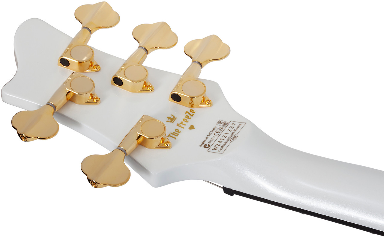Schecter FreeZesicle Riot-5 - Metallic White (MWHT) (2302) | Musician Madness