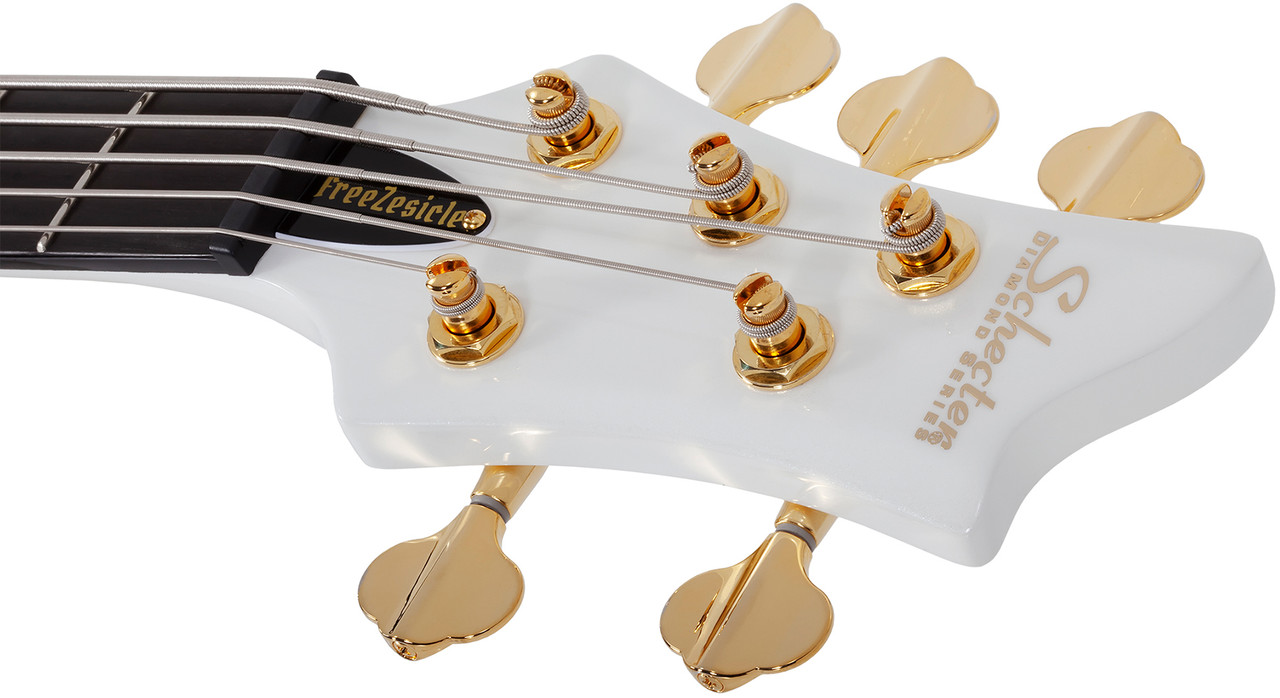 Schecter FreeZesicle Riot-5 - Metallic White (MWHT) (2302) | Musician Madness
