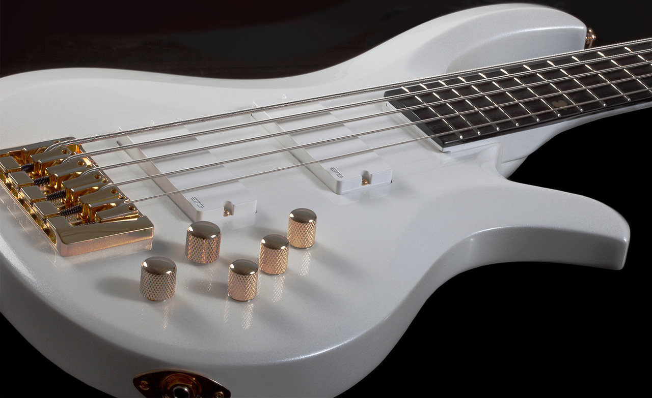 Schecter FreeZesicle Riot-5 - Metallic White (MWHT) (2302) | Musician Madness