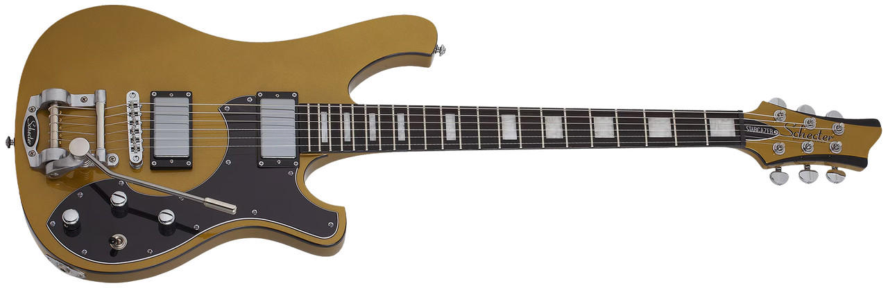 Schecter Stargazer-6 Vibrato - Metallic Gold (MGLD) (677)