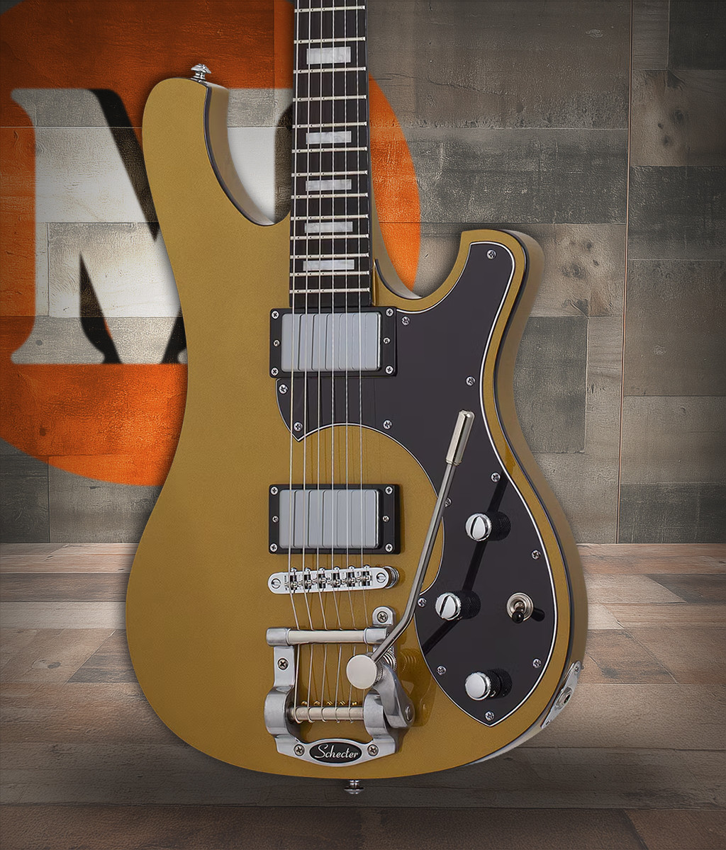 Schecter Stargazer-6 Vibrato - Metallic Gold (MGLD) (677)