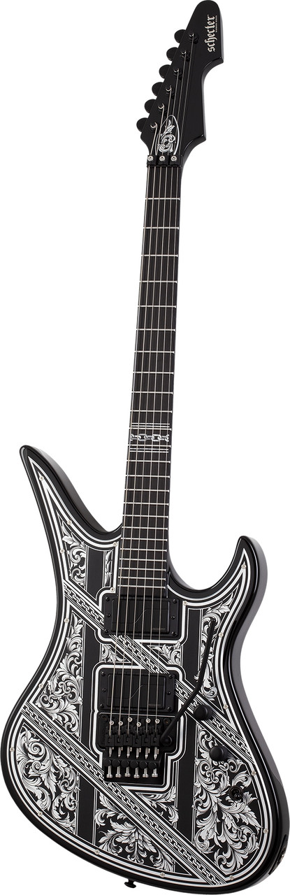Schecter Avenger FR Przym Palladium - Gloss Black (922) | Musician Madness