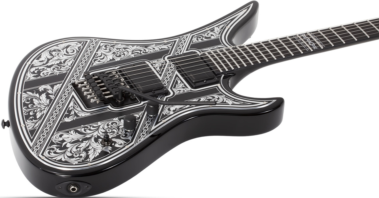 Schecter Avenger FR Przym Palladium - Gloss Black (922) | Musician Madness