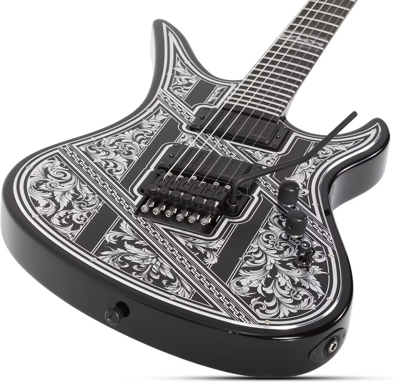 Schecter Avenger FR Przym Palladium - Gloss Black (922)
