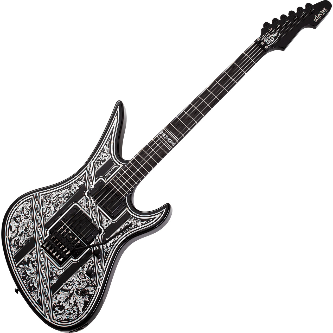 Schecter Avenger FR Przym Palladium - Gloss Black (922) | Musician Madness