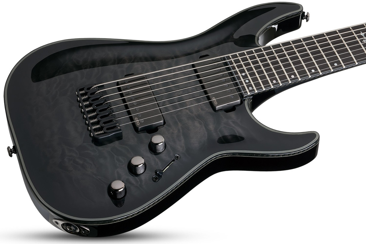Schecter Hellraiser Hybrid C-8 - Trans Black Burst (TBB) (1925)