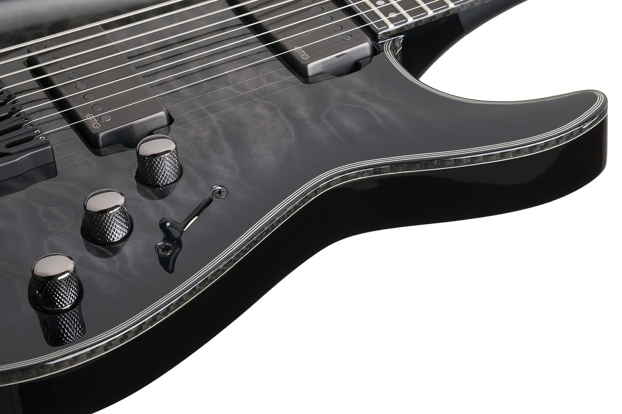 Schecter Hellraiser Hybrid C-8 - Trans Black Burst (TBB) (1925)