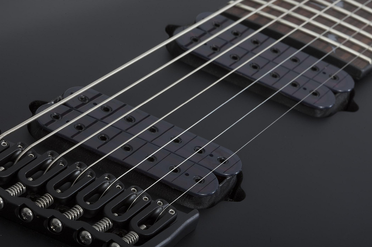 Schecter Damien-7 Multiscale - Satin Black (2476)