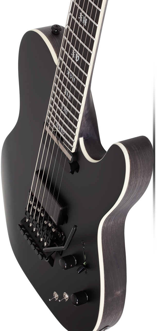 Schecter PT-7 FR-S SLS Elite Evil Twin - Satin Black (1384) | Musician Madness