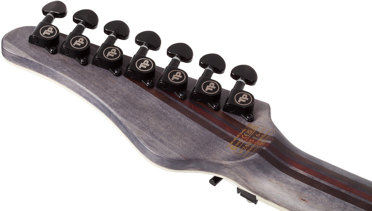 Schecter PT-7 FR-S SLS Elite Evil Twin - Satin Black (1384) | Musician Madness