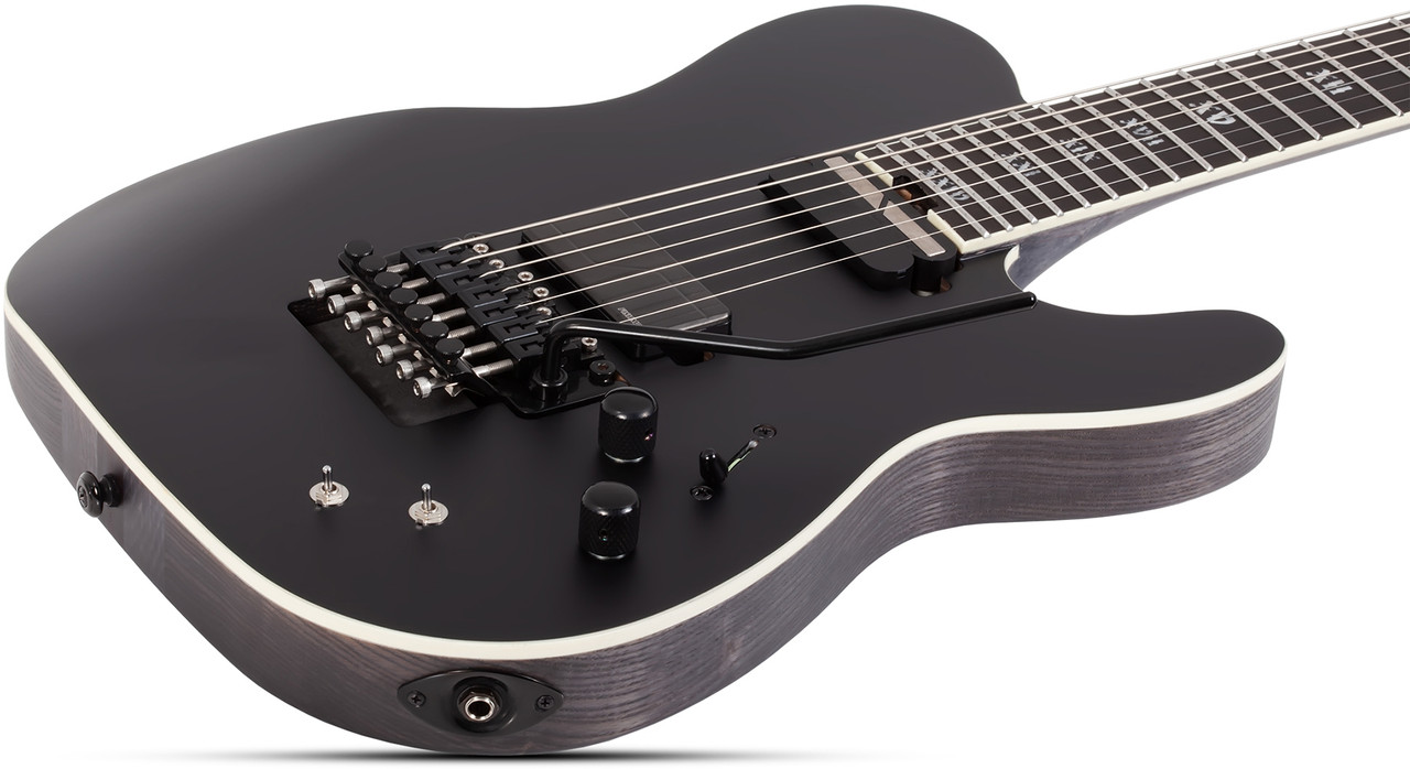 Schecter PT-7 FR-S SLS Elite Evil Twin - Satin Black (1384)