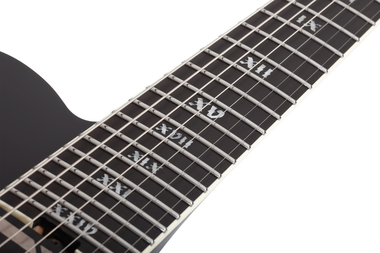 Schecter PT-7 FR-S SLS Elite Evil Twin - Satin Black (1384) | Musician Madness