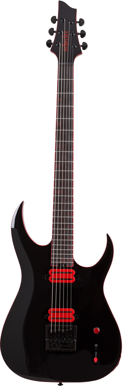 Schecter Sunset-6 ET Red Dawn - Gloss Black (3892)