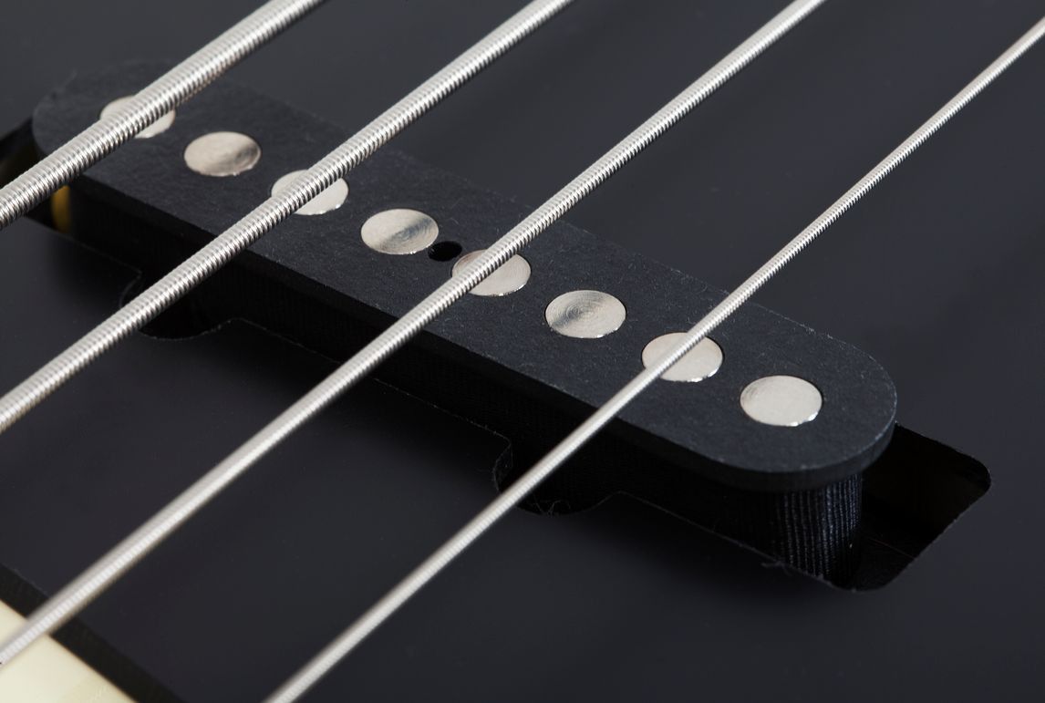 Schecter J-4 Sixx Electric Bass Guitar - Worn Ivory (355) | Musician Madness