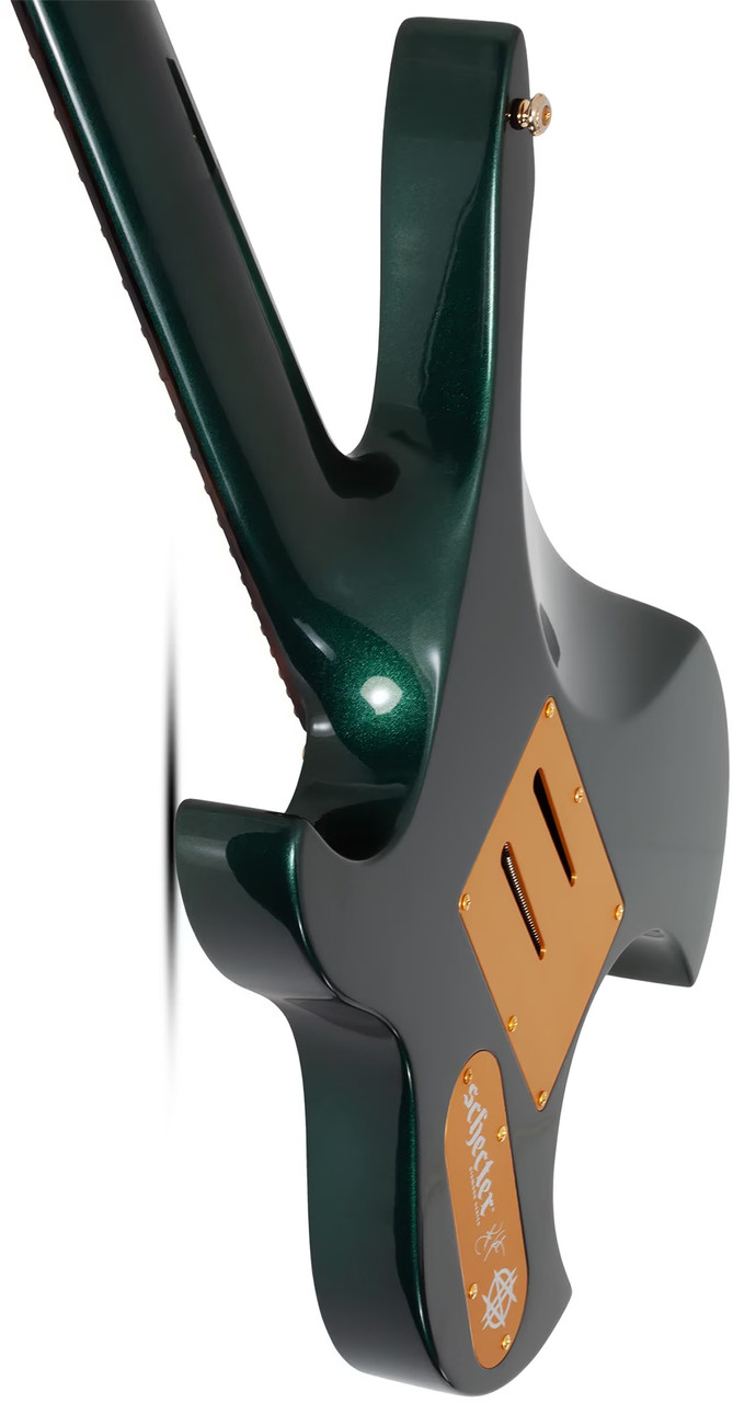 Schecter Synyster Gates Custom-7 TR Headless - Oak Green Metallic (2111) | Musician Madness