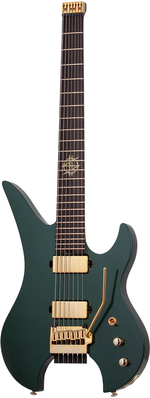 Schecter Synyster Gates Custom-7 TR Headless - Oak Green Metallic (2111) | Musician Madness