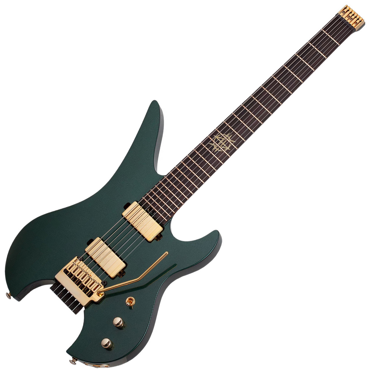 Schecter Synyster Gates Custom-7 TR Headless - Oak Green Metallic (2111) | Musician Madness