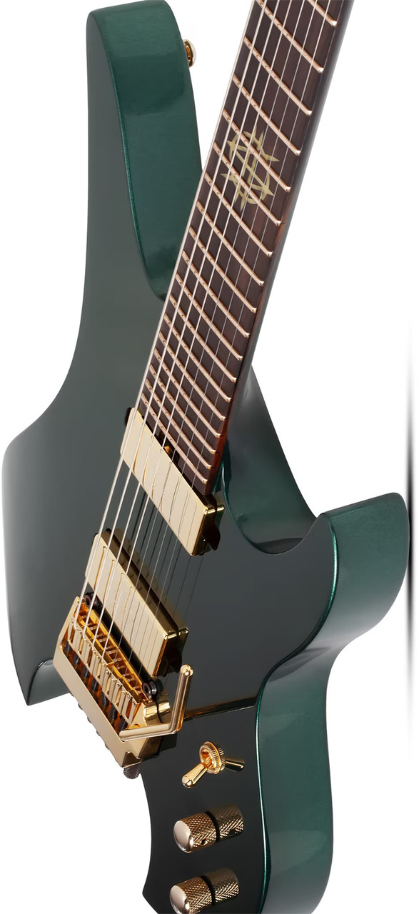 Schecter Synyster Gates Custom-7 TR Headless - Oak Green Metallic (2111) | Musician Madness