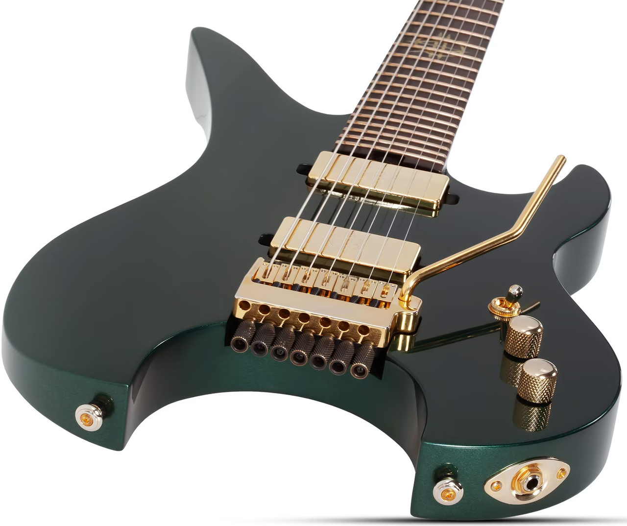 Schecter Synyster Gates Custom-7 TR Headless - Oak Green Metallic (2111) | Musician Madness