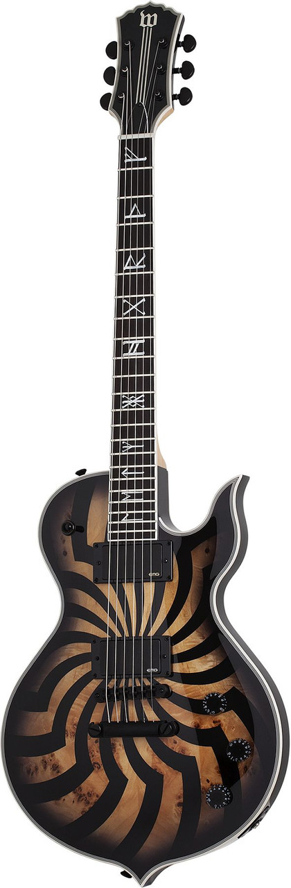 Schecter Odin Grail Buzzsaw Charcoal Burst - Buzzsaw Charcoal Burst (4539)