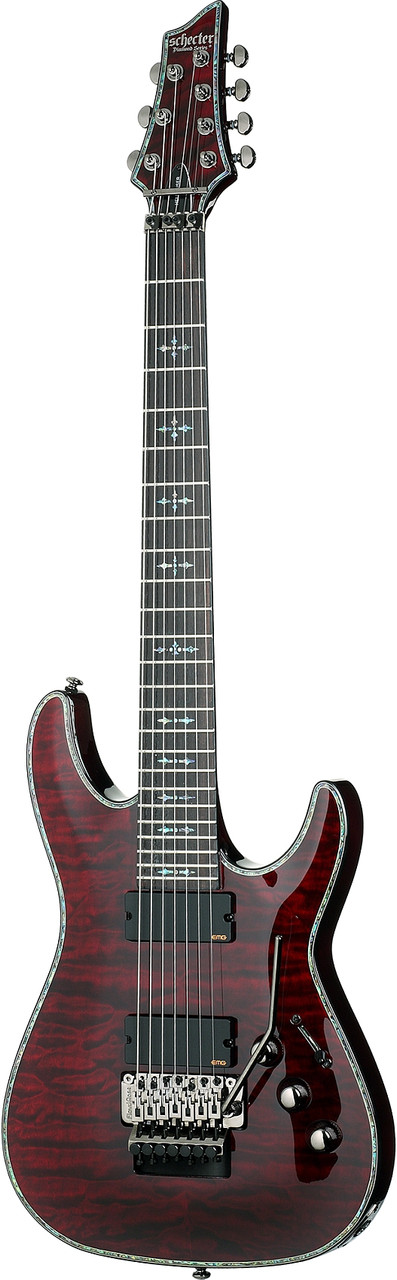 Schecter Hellraiser C-7 FR Electric Guitar - Black Cherry (BCH) (1812) | Musician Madness
