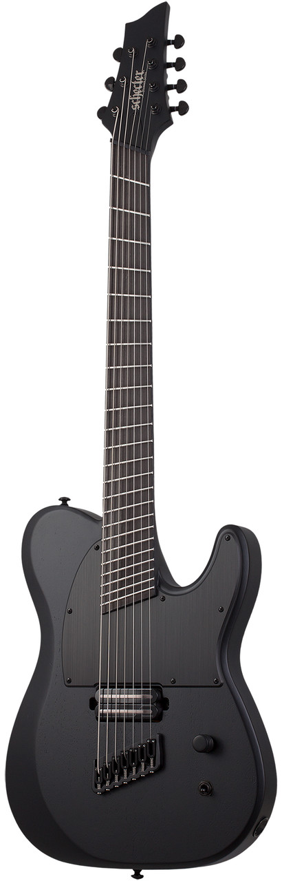 Schecter PT-7 MS Black Ops - Satin Black Open Pore (621)