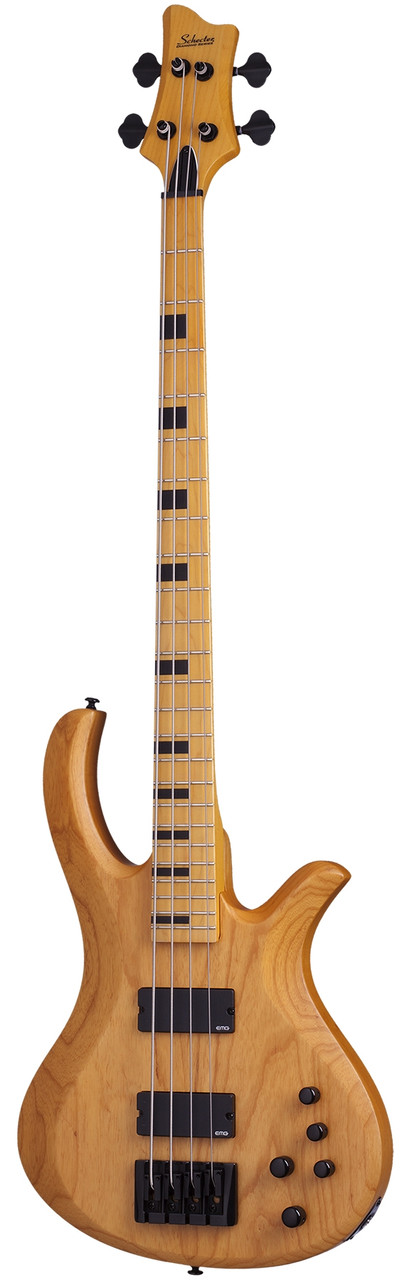 Schecter Riot-4 Session Bass Guitar - Aged Natural Satin (2852) | Musician Madness