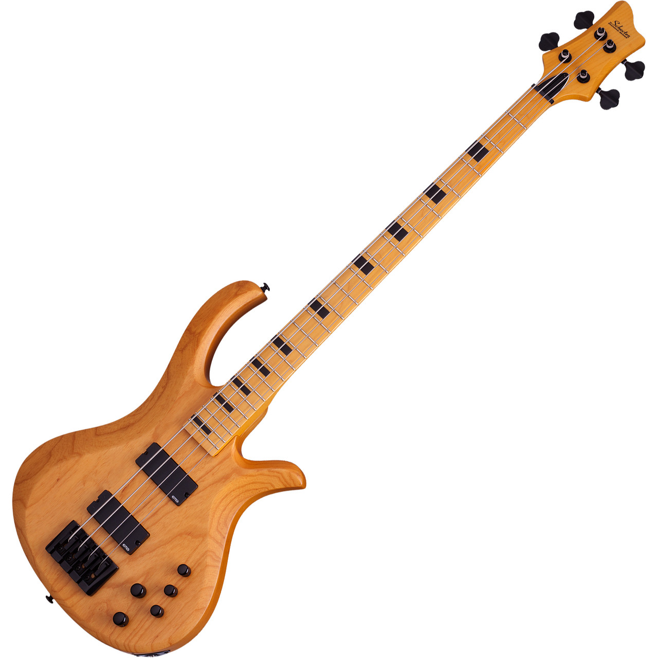 Schecter Riot-4 Session Bass Guitar - Aged Natural Satin (2852) | Musician Madness