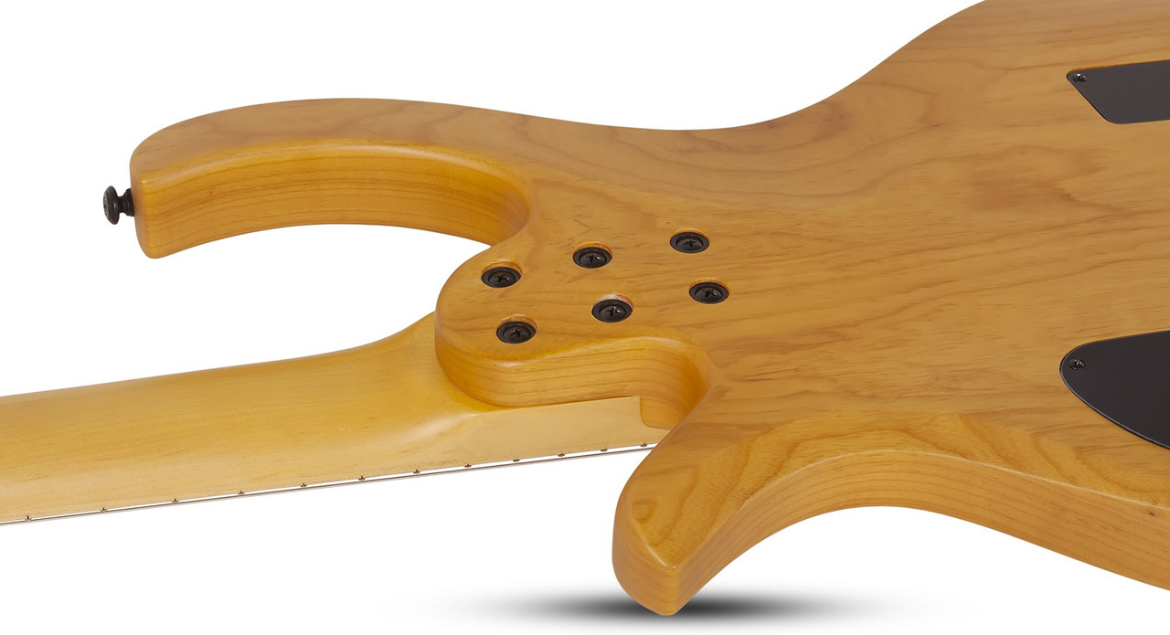 Schecter Riot-4 Session Bass Guitar - Aged Natural Satin (2852) | Musician Madness