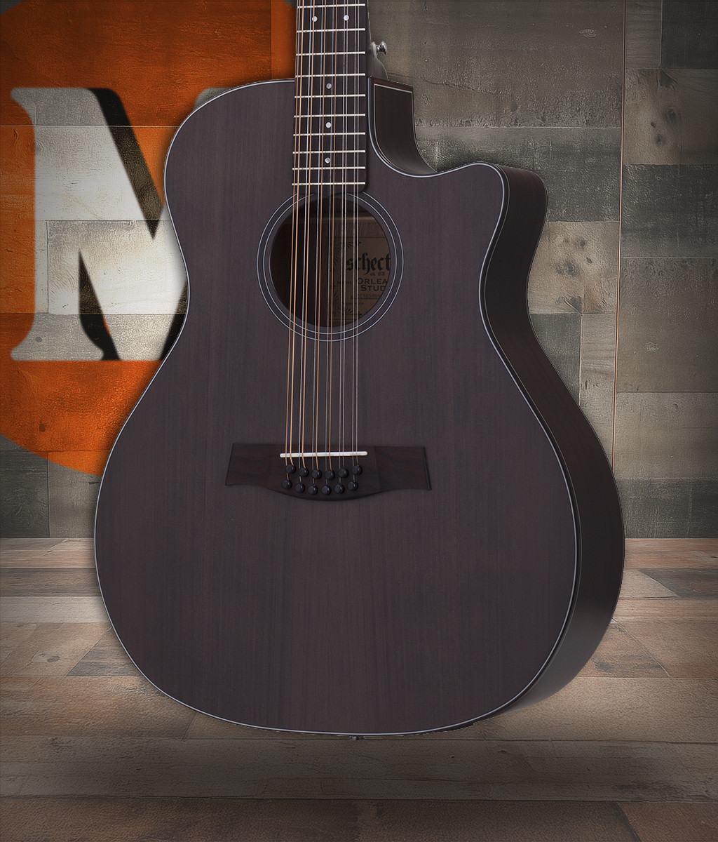 Schecter Orleans Studio-12 Acoustic - Satin See Thru Black (3714)