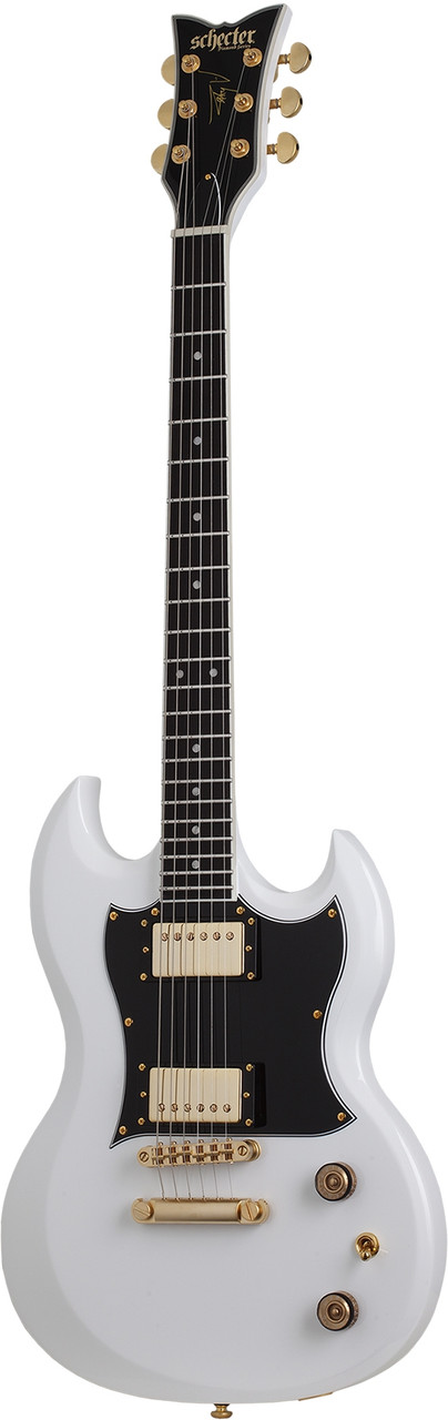 Schecter ZV-H6LLYW66D - Gloss White (542) | Musician Madness